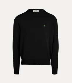 Knitwear And Sweatshirts|Vivienne Westwood Alex Round Neck Sweater BLACK