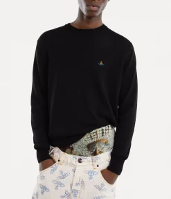 Knitwear And Sweatshirts|Vivienne Westwood Alex Round Neck Sweater BLACK