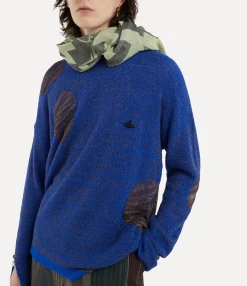 Knitwear And Sweatshirts|Knitwear|Vivienne Westwood All Nighter Jumper METALLIC BLUE