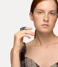 Rings|Classic Styles|Vivienne Westwood Armour Ring RUTHENIUM