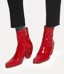 Boots|Vivienne Westwood Atom Ankle Boot RED