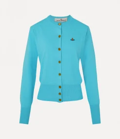 Knitwear|Vivienne Westwood Bea Cardigan TURQUOISE