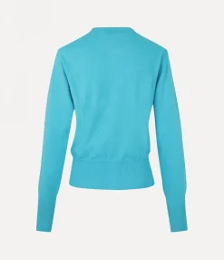 Knitwear|Vivienne Westwood Bea Cardigan TURQUOISE