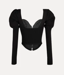 Knitwear|Vivienne Westwood Bea Corset Cardi BLACK