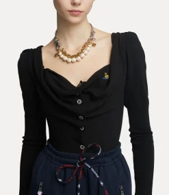 Knitwear|Vivienne Westwood Bea Corset Cardi BLACK