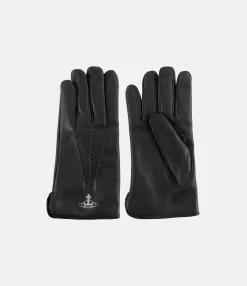 Other Accessories|Other Accessories|Vivienne Westwood Classic Gloves BLACK - SILVER HW