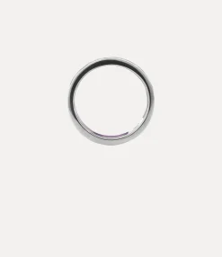 Rings|Rings|Vivienne Westwood Conduit Street Ring PLATINUM / NAVY, AUBERGINE Enamel