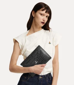 Clutches|Vivienne Westwood Crocodile Envelope Clutch
