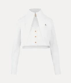 Tops And Shirts|Vivienne Westwood Cut Off Heart Shirt WHITE