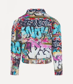 Coats And Jackets|Coats And Jackets|Vivienne Westwood Denim Boxer Jacket GRAFFITI