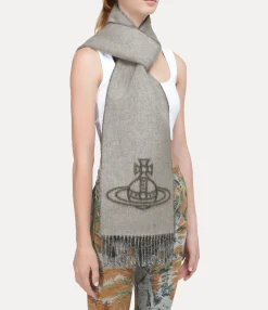 Scarves And Ponchos|Scarves And Ponchos|Vivienne Westwood Double Logo Scarf