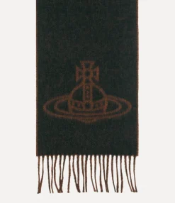 Scarves And Ponchos|Scarves And Ponchos|Vivienne Westwood Double Logo Scarf