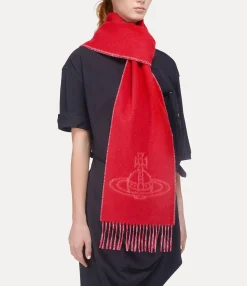 Scarves And Ponchos|Scarves And Ponchos|Vivienne Westwood Double Logo Scarf