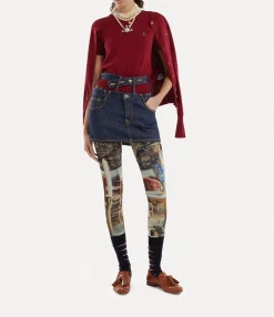 Skirts|Vivienne Westwood Double Waistband Foam Skirt SUNKEN ORB/INDIGO