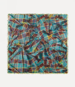 Scarves And Ponchos|Scarves And Ponchos|Vivienne Westwood Draped Tartan Square