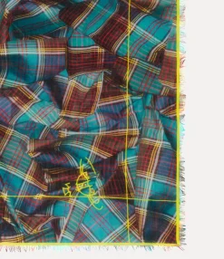 Scarves And Ponchos|Scarves And Ponchos|Vivienne Westwood Draped Tartan Square