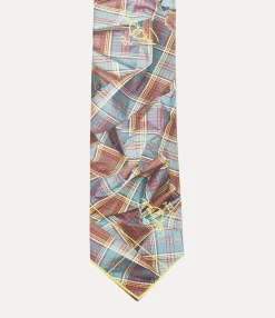 Ties And Handkerchiefs|Vivienne Westwood Draped Tartan Tie 8.5cm