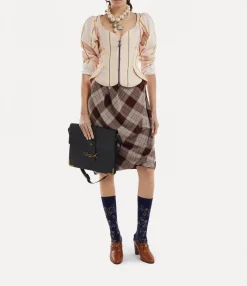 Skirts|Vivienne Westwood Drunken Drape Skirt RED CHECK