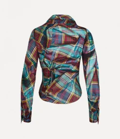 Tops And Shirts|Vivienne Westwood Drunken Shirt MULTI TARTAN