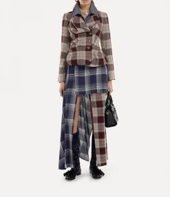Coats And Jackets|Vivienne Westwood Drunken Tailored Jacket RED CHECK