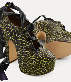 Platforms|Vivienne Westwood Elevated Ghillie BLACK/YELLOW