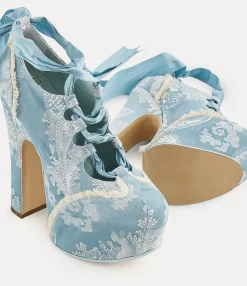Platforms|Vivienne Westwood Elevated Ghillie BLUE CORAL