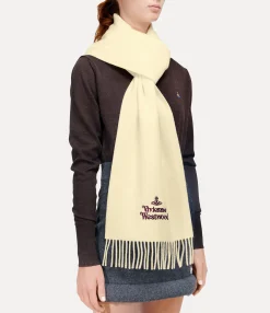 Scarves And Ponchos|Scarves And Ponchos|Vivienne Westwood Embroidered Scarf