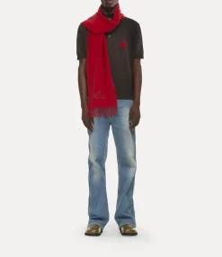 Scarves And Ponchos|Scarves And Ponchos|Vivienne Westwood Embroidered Scarf