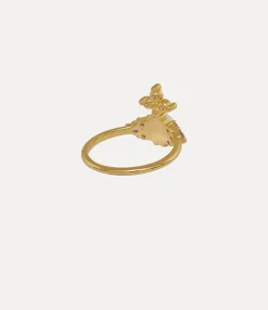 Rings|Vivienne Westwood Feodora Ring GOLD / LIGHT PURPLE CZ / CRYSTAL ROSALINE Pearl