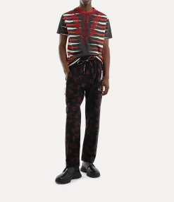 Trousers And Shorts|Vivienne Westwood Football Trousers BLACK/RED