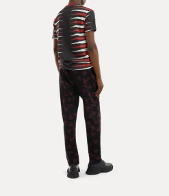 Trousers And Shorts|Vivienne Westwood Football Trousers BLACK/RED