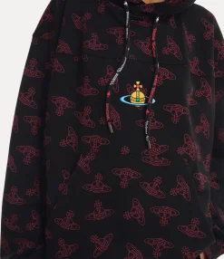 Knitwear And Sweatshirts|Sweatshirts And T-Shirts|Vivienne Westwood Fresh Hoodie BLACK/RED