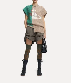 Knitwear And Sweatshirts|Tops And Shirts|Vivienne Westwood Half & Half Vest MULTI