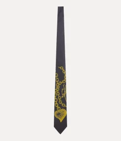Ties And Handkerchiefs|Vivienne Westwood Heart And Chain Tie 8.5cm
