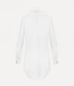 Dresses|Vivienne Westwood Heart Shirt Dress WHITE