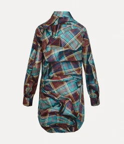 Tops And Shirts|Dresses|Vivienne Westwood Heart Shirt Dress MULTI TARTAN