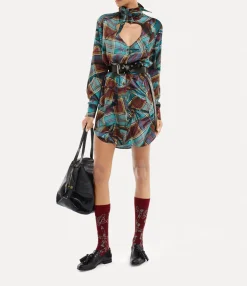 Tops And Shirts|Dresses|Vivienne Westwood Heart Shirt Dress MULTI TARTAN