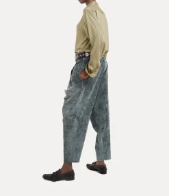 Trousers And Shorts|Trousers And Shorts|Vivienne Westwood Inferno Trousers STEEL GREEN