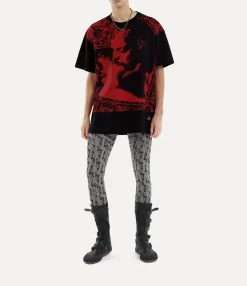 T-Shirts And Polos|Vivienne Westwood Kiss Oversized T-shirt BLACK