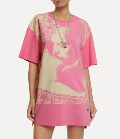 Sweatshirts And T-Shirts|Vivienne Westwood Kiss Oversized T-shirt PINK