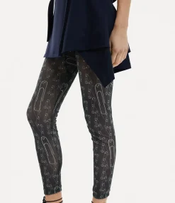 Trousers And Shorts|Vivienne Westwood Leggings BLACK SAFETY PINS