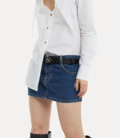 Belts And Harnesses|Belts And Harnesses|Vivienne Westwood Line Orb Buckle Belt/gunmetal