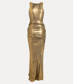 Dresses|Vivienne Westwood Liz Jersey Dress GOLD