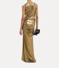 Dresses|Vivienne Westwood Liz Jersey Dress GOLD