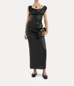 Dresses|Vivienne Westwood Long Ginnie Pencil Dress METAL BLACK