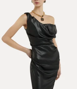 Dresses|Vivienne Westwood Long Ginnie Pencil Dress METAL BLACK
