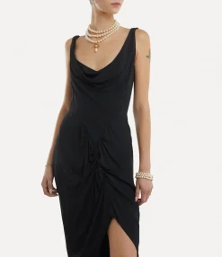 Dresses|Vivienne Westwood Long Panther Dress BLACK