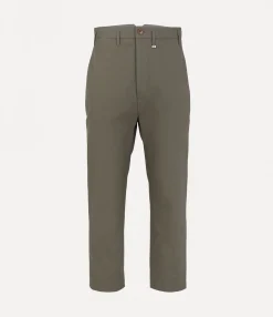 Trousers And Shorts|Vivienne Westwood M Cropped Cruise Trousers KHAKI