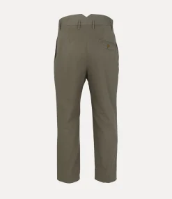 Trousers And Shorts|Vivienne Westwood M Cropped Cruise Trousers KHAKI
