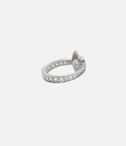 Rings|Vivienne Westwood Maitena Ring PLATINUM / PINK, WHITE CZ